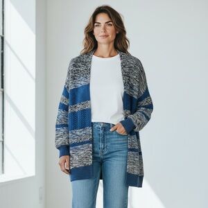 Women’s GAP Long Size Medium 100% Cotton thick cardigan! Many different patterns